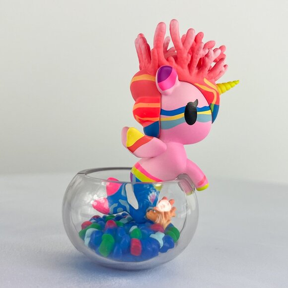 Tokidoki Dusty Pink Coral Neon Reef Mermicorno Unicorno Rave Mermaid Unicorn - Picture 3 of 8